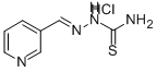 Nicotinaldehyde, thiosemicarbazone, monohydrochloride Structure