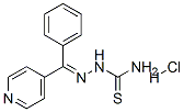Hydrazinecarbothioamide, 2-(phenyl-4-pyridinylmethylene)-, monohydrochloride Structure