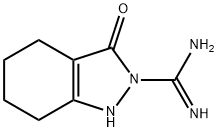 2H-Indazole-2-carboximidamide,1,3,4,5,6,7-hexahydro-3-oxo-(9CI) 结构式