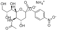 N-乙酰基-2-O-(4-硝基苯基)-ALPHA-神经氨酸单铵盐, 210418-02-3, 结构式