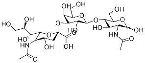 Neu5Ac2-β-3Gal1-β-4GlcNAc Struktur