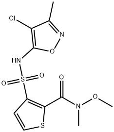 3-(N-(4-chloro-3-Methylisoxazol-5-yl)sulfaMoyl)-N-Methoxy-N-Methylthiophene-2-carboxaMide