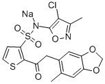 Sitaxentan sodium Struktur