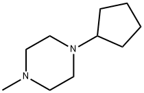 Piperazine, 1-cyclopentyl-4-methyl- (8CI) Structure