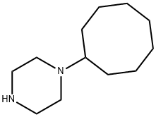 1-环辛烯基哌嗪,21043-43-6,结构式