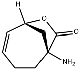 7-Oxabicyclo[4.2.1]non-4-en-8-one,1-amino-,(1S,6R)-(9CI) Struktur