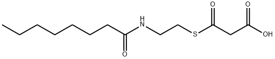 Malonic acid, thio-, S-ester with N-(2-mercaptoethyl)octanamide|