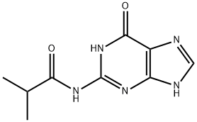 N-(6,7-二氢-6-氧代-1H-嘌呤-2-基)-2-甲基丙酰胺, 21047-89-2, 结构式