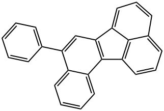 2-フェニルベンゾ[J]フルオランテン 化学構造式