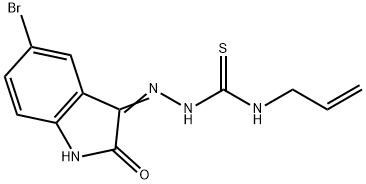 N-allyl-2-(5-bromo-2-oxo-1,2-dihydro-3H-indol-3-yliden)-1-hydrazinecarbothioamide|