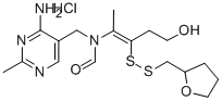 盐酸呋喃硫胺,2105-43-3,结构式