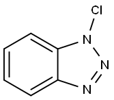 1-クロロ-1H-ベンゾトリアゾール 化学構造式