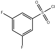 3,5-ジフルオロベンゼンスルホニルクロリド 化学構造式