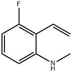 Benzenamine, 2-ethenyl-3-fluoro-N-methyl- (9CI) Struktur