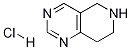 5,6,7,8-TETRAHYDRO-PYRIDO[4,3-D]PYRIMIDINE HYDROCHLORIDE Structure