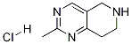 2-甲基-5,6,7,8-四氢-吡啶并[4,3-D]嘧啶盐酸, 210538-73-1, 结构式
