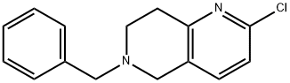 6-苄基-2-氯-5,6,7,8-四氢-[1,6]萘啶 结构式