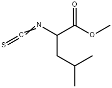 L-2-イソチオシアナト-4-メチル吉草酸メチル 化学構造式
