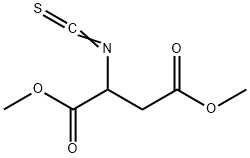 2-イソチオシアナトこはく酸ジメチル 化学構造式