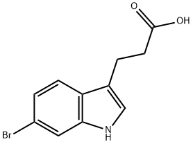 3-(6-bromo-1H-indol-3-yl)propanoic acid Structure