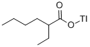 Thallium(I) 2-ethylhexanoate 化学構造式