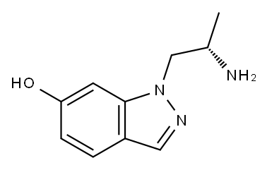 1-((S)-2-AMINO-PROPYL)-1H-INDAZOL-6-OL Struktur
