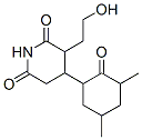 4-(3,5-dimethyl-2-oxo-cyclohexyl)-3-(2-hydroxyethyl)piperidine-2,6-dio ne 化学構造式
