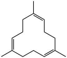 1,5,9-トリメチル-1,5,9-シクロドデカトリエン 化学構造式