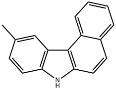 10-甲基-7(H)-苯并[C]咔唑 结构式