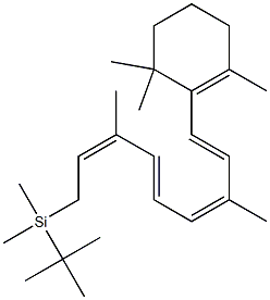 O-tert-ButyldiMethylsilyl 11,12-Didehydro Retinol Structure