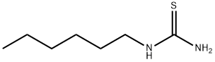 正己基硫脲, 21071-27-2, 结构式