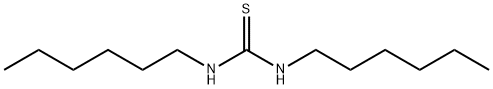 N,N'-DIHEXYLTHIOUREA Structure