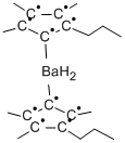 BIS(N-PROPYLTETRAMETHYLCYCLOPENTADIENYL)BARIUM Struktur