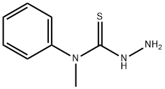4-(4-甲苯基)-3-氨基硫脲, 21076-11-9, 结构式