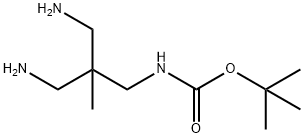 Carbamic acid, [3-amino-2-(aminomethyl)-2-methylpropyl]-, 1,1-dimethylethyl Struktur