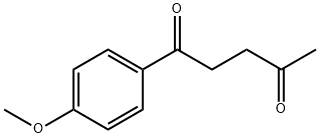 1-(4-メトキシフェニル)-1,4-ペンタンジオン 化学構造式