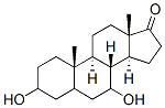 3,7-dihydroxyandrostan-17-one,21080-62-6,结构式