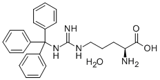 L-ASPARAGINE(TRITYL) H2O Struktur