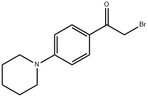 4-(Piperidin-1-yl)phenacyl bromide 化学構造式