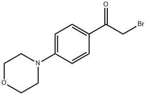 2-溴-1-(4-吗啉苯基)-1-乙酮,210832-85-2,结构式
