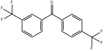 3,4'-BIS(TRIFLUOROMETHYL)BENZOPHENONE Structure