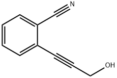 2-(3-HYDROXYPROP-1-YNYL)BENZONITRILE Structure