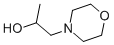 N-(2-ヒドロキシプロピル)モルホリン 化学構造式