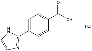 4-(1H-IMIDAZOL-2-YL)-BENZOIC ACID HYDROCHLORIDE Structure