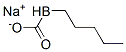 sodium dihydrogen bis[heptonato(3-)-O3,O4]borate(3-) Struktur