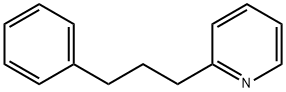 2-(3-フェニルプロピル)ピリジン 化学構造式