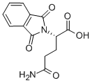(S)-4-CARBAMOYL-2-(1,3-DIOXO-1,3-DI HYDRO-ISOINDOL-2-YL)-BUTYRIC ACID Structure