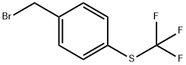 4-(三氟甲基硫代)苯甲基溴 结构式