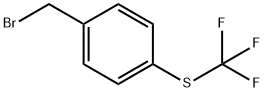 4-(TRIFLUOROMETHYLTHIO)BENZYL BROMIDE Structure