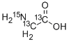 GLYCINE (U-13C2, 15N) Struktur